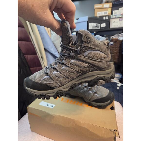 Merrell Women's "Moab 3 Mid Waterproof Hiking Boot" Size 6.5 - NEW - Picture 12 of 16